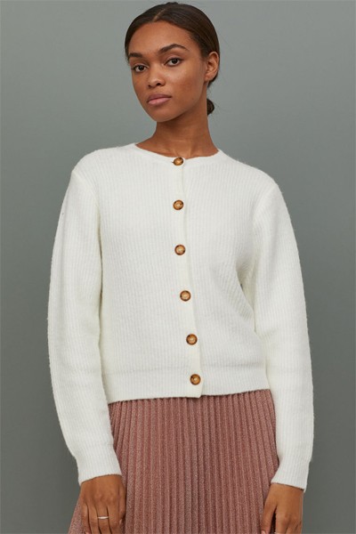 Rib-Knit Cardigan from H&M