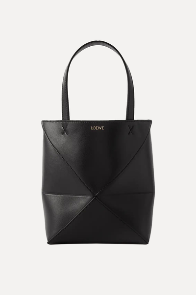 Puzzle Fold Convertible Mini Leather Tote from Loewe