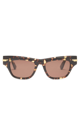 Cat-Eye Tortoiseshell-Acetate Sunglasses, £310 | Bottega Veneta