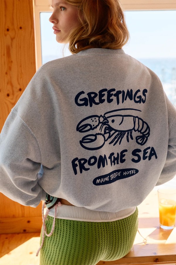 Lobster Graphic Sweatshirt