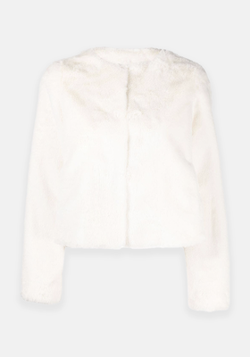 Faux-Fur Cropped Jacket  from Twinset