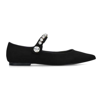 Swarvoski Suede Flats from Prada