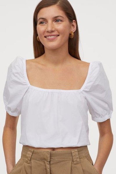 Short Cotton Top from H&M