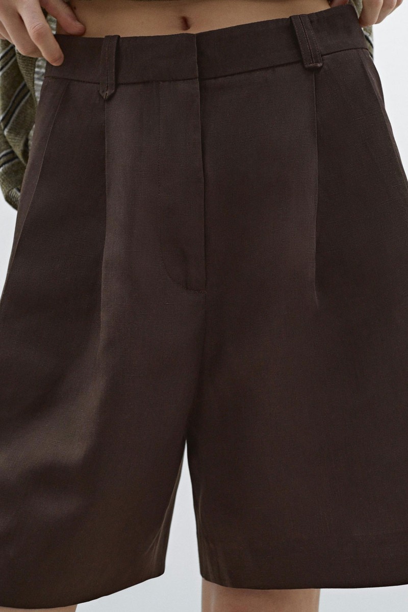 Pleated Bermuda Shorts from Massimo Dutti