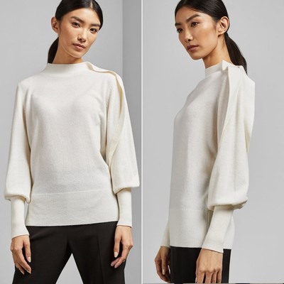 Sculptural Sleeve Jumper