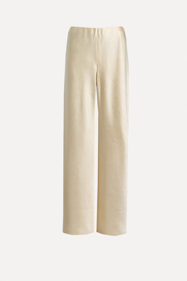 Fluid Satin Bias Trousers from Vince