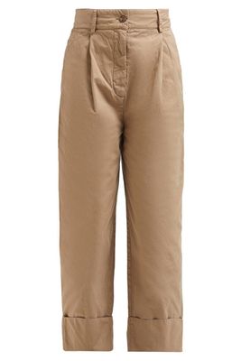 Phaedra High-Rise Cotton Pants from Acne Studios