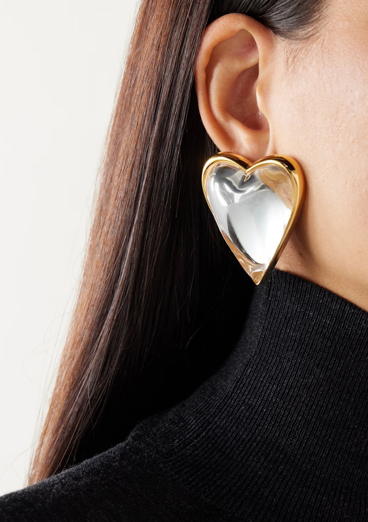 Bombe Gold-Tone & Resin Earrings from ALAÏA