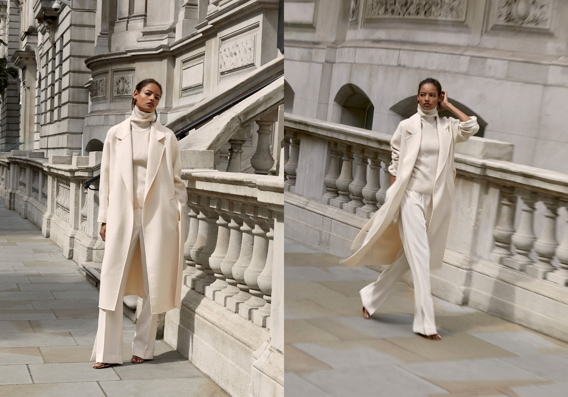 Leah Wide Leg Tailored Trousers | £138