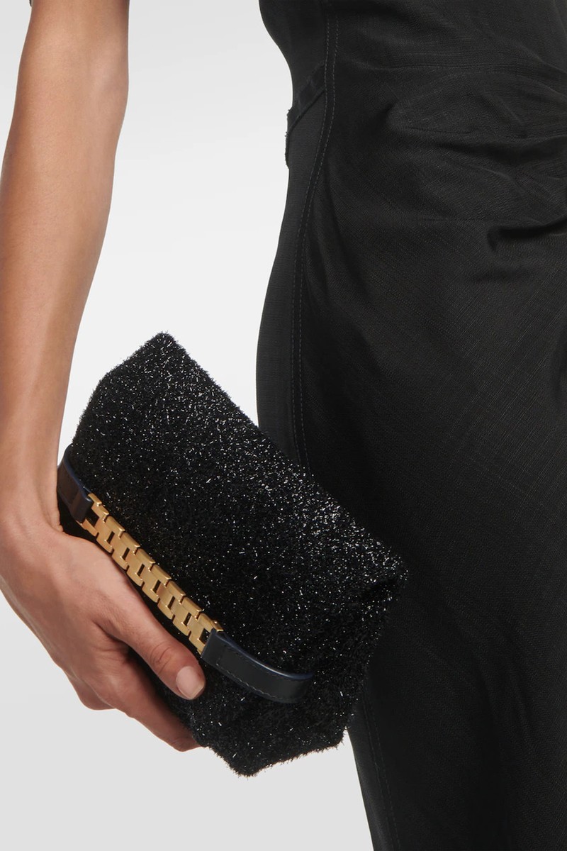 Chain Mini Tinsel Shoulder Bag, £455 (was £650) | Victoria Beckham