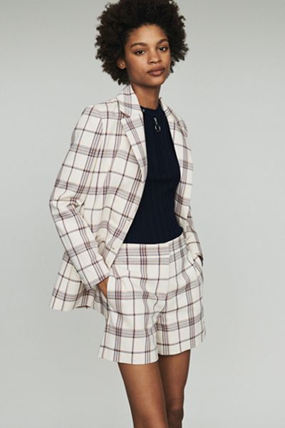 Tailor’s Jacket With Checks from Maje