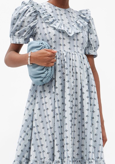 May Ruffled Floral-Print Cotton Dress from Batsheva