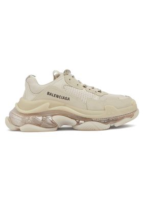 Triple S Leather And Mesh Trainers from Balenciaga