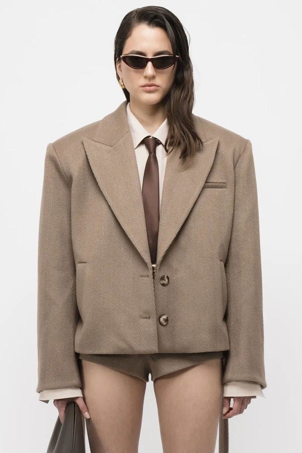 Boxy Belt Jacket
