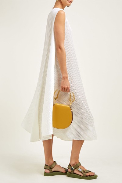 Pleated Trapeze-Cut Midi-dress from Pleats Please Issey Miyake