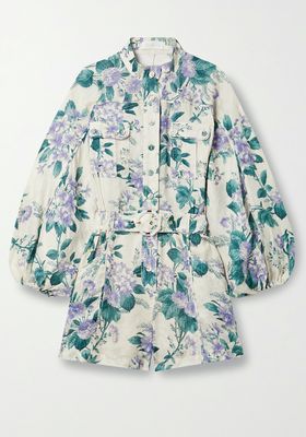 Floral Print Playsuit from Zimmermann
