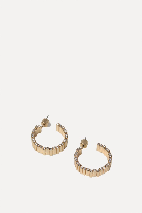 14ct Gold Plated Hoop Earrings from Marks & Spencer