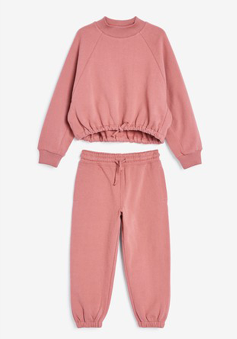 Rust Crop Sweat & Jogger Set from Next