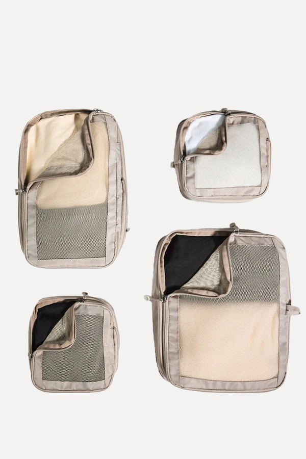 Set of 4 Packing Cubes in Taupe from Antler