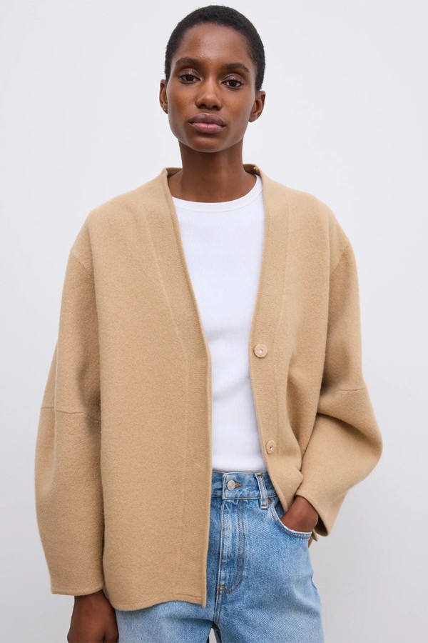 Long Wool Cardigan
