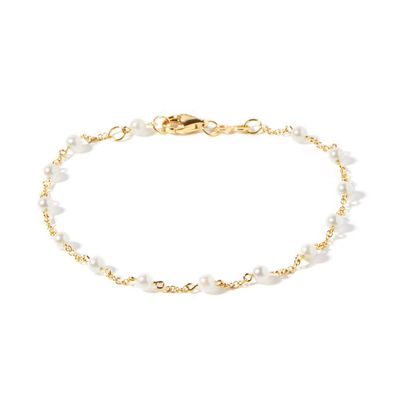 Pearl & 18kt Gold Bracelet from Rosa De La Cruz