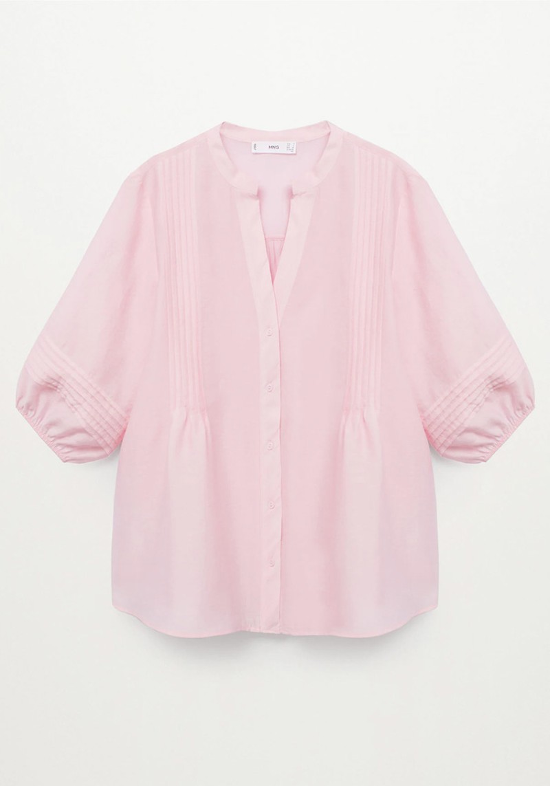 Pleated Details Blouse