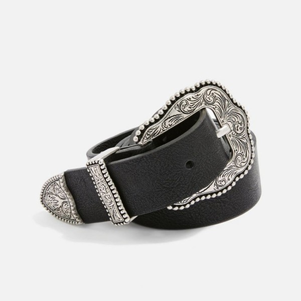 Woody Western Buckle Belt from Topshop