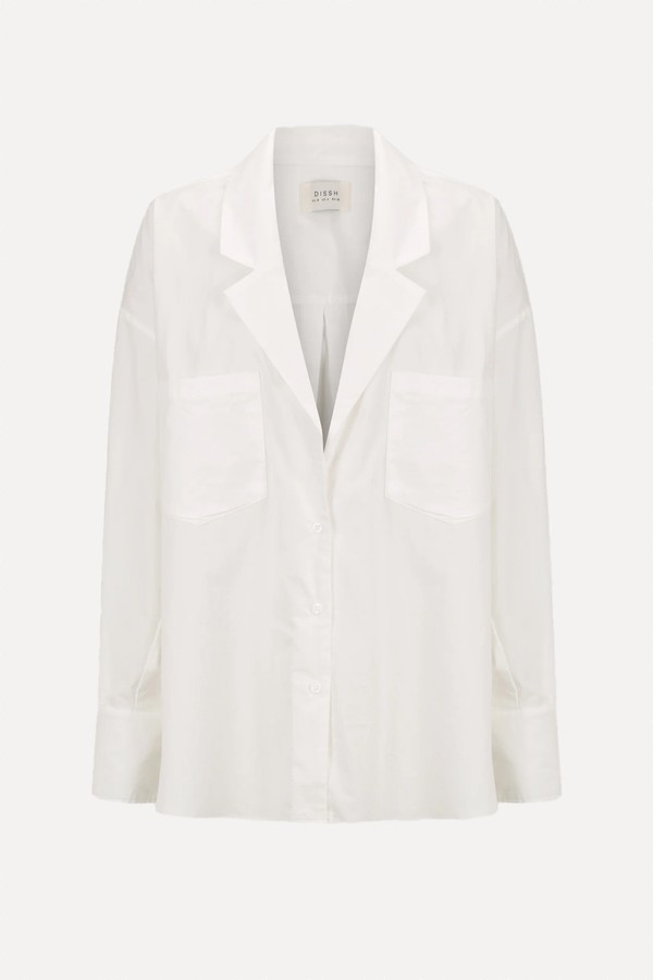 Irene Long Sleeve Notch Collar Shirt from Dissh