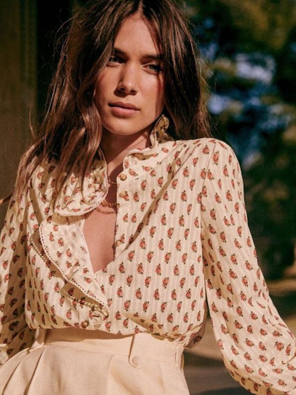 Pretty Printed Blouses For Autumn