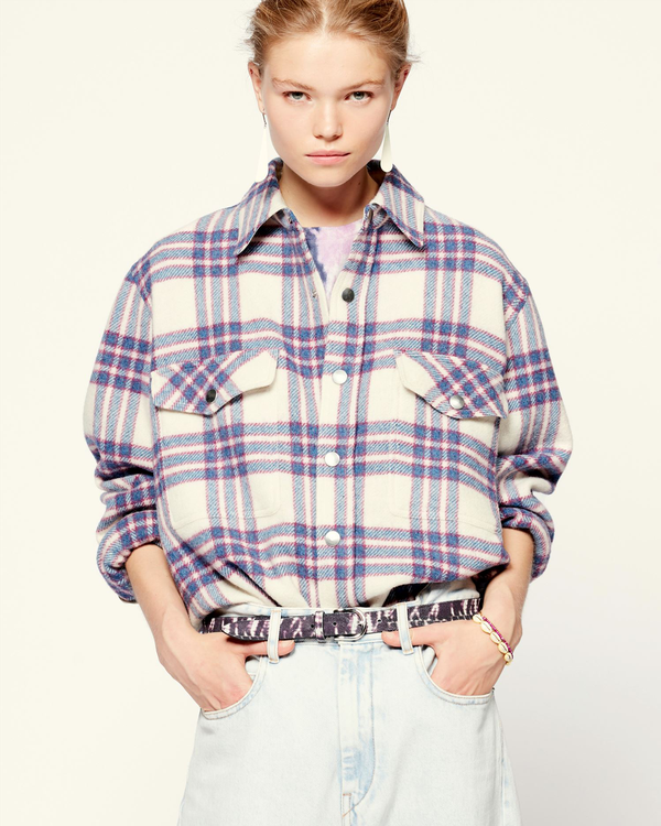 Faxonli Checked Wool-Blend Jacket, £385 | Isabel Marant Étoile