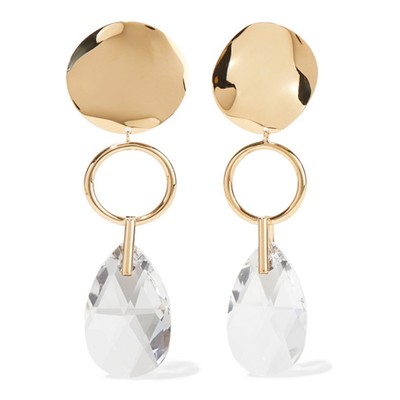 Gold-Tone Crystal Earrings from Isabel Marant