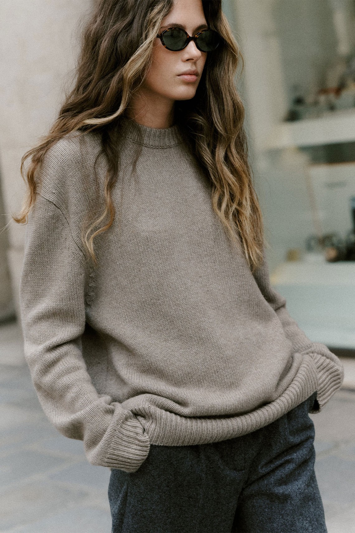 Boyfriend Crewneck Sweater from Almada Label