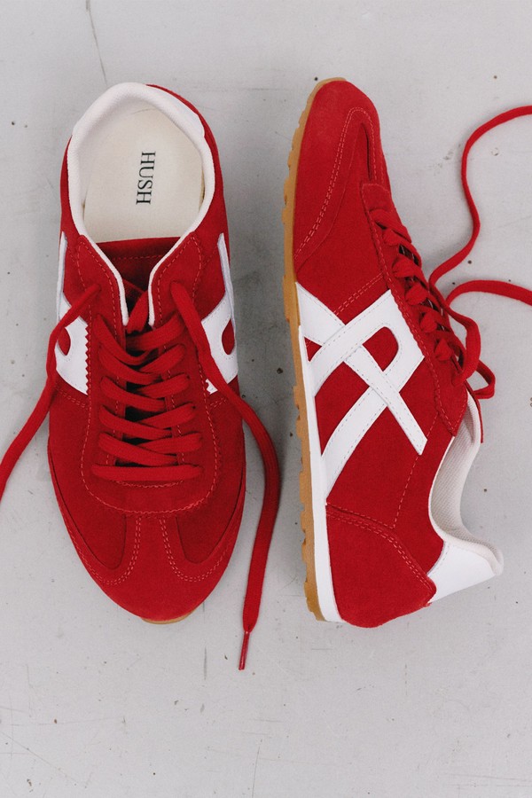 Suede Slimline Retro Trainers