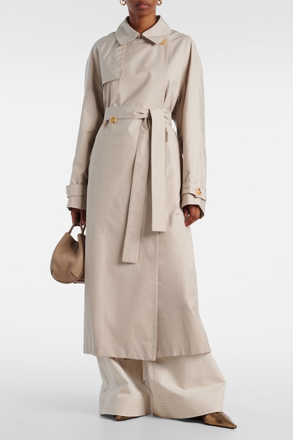 Strench Cotton-Blend Twill Trench Coat from Max Mara