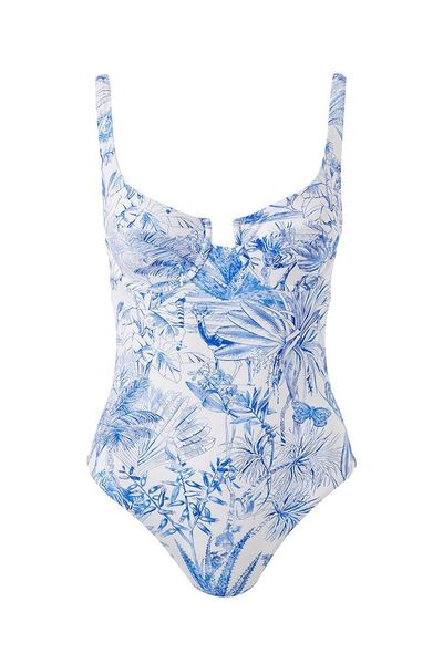 Sanremo Blue Tropical Swimsuit from Melissa Odabash