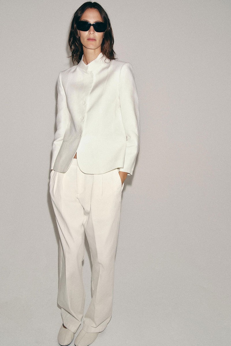 Balloon Trousers With Linen Blend from Zara