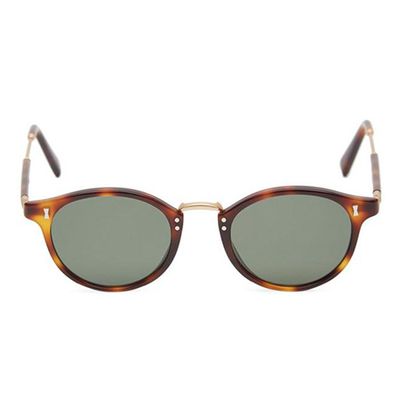 Flaxman Round Acetate Sunglasses from Cubitts