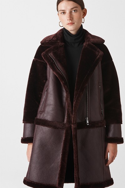 Longline Faux Fur Biker from Whistles