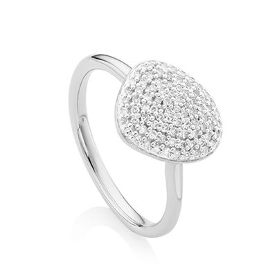 Nura Pebble Stacking Diamond Ring