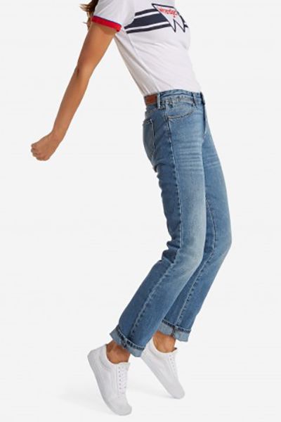 Straight Jeans In Burning Girl