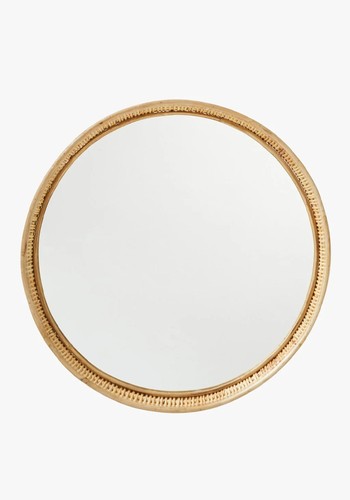 Large Rattan Mirror