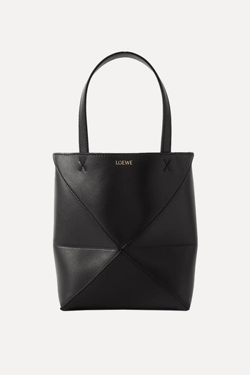 Puzzle Fold Convertible Mini Leather Tote from Loewe