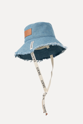 Distressed Denim Bucket Hat from Loewe X Paula's Ibiza