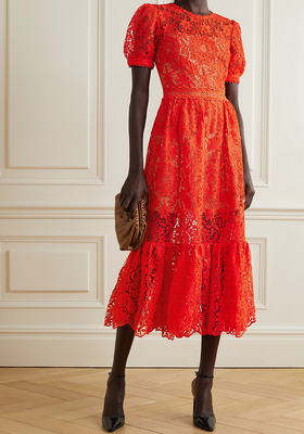 Guipure Lace Midi Dress from Self-Portrait