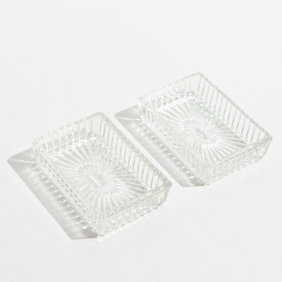 A Pair of Glass Trinket Dishes from Sascal Studio