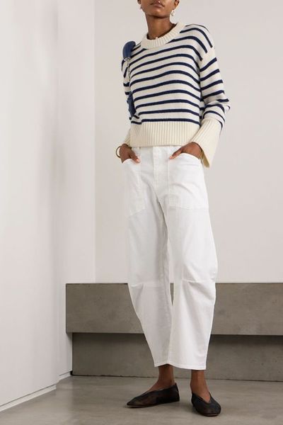 Sony Striped Cashmere Sweater from Lisa Yang