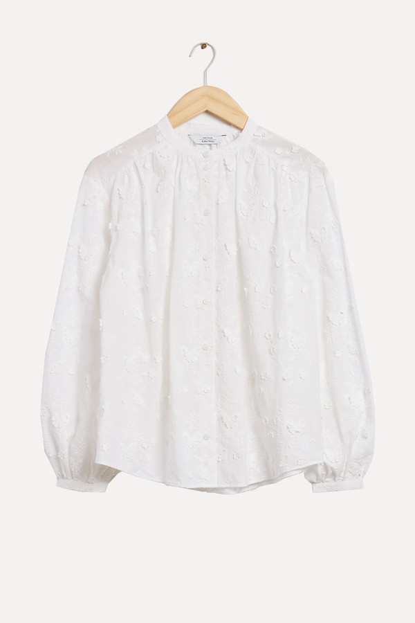 Voluminous Stand Collar Blouse from & Other Stories