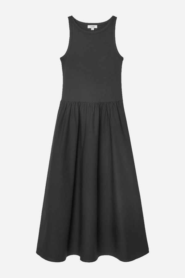 Contrast-Panel Maxi Dress from COS
