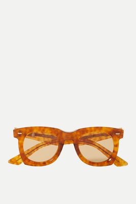 Ava Square-Frame Tortoiseshell Acetate Sunglasses from Jacques Marie Mage 