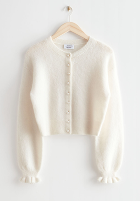 Frill Cuff Knit Cardigan from & Other Stories